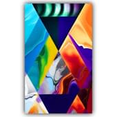 "multicoloured abstraction triangles" von Deichhorst-Fotografie auf art24