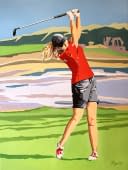 "Golfer" by Reza on art24