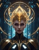 "Cyborg Queen" von Heiko Skerra auf art24