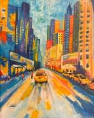 "New York taxi" de MeGo sur art24