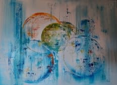"Seifenblasenwelt" von Esther Lüscher auf art24