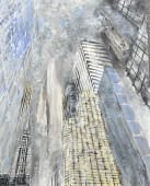 "street canyon - manhole cover view" de Bruno Bonati sur art24