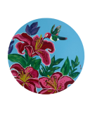 "Wings and petals" by Lina Titova on art24