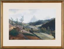 "Landschaft bei Sumiswald" von Hendrik Johannes (Henri) Knip auf art24