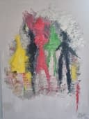 "people in the rain" von dosch-gallery auf art24