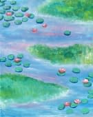 "Water lilies" by Loïc Lippi on art24