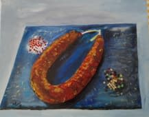 "Hessische ahle Wurst von Annette Matzelle" by Annette Irma Matzelle (AM) on art24