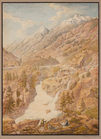 Image 2 of the artwork "Reichenbach mit den Engelhörnern" by Friedrich Wilhelm Delkeskamp on art24