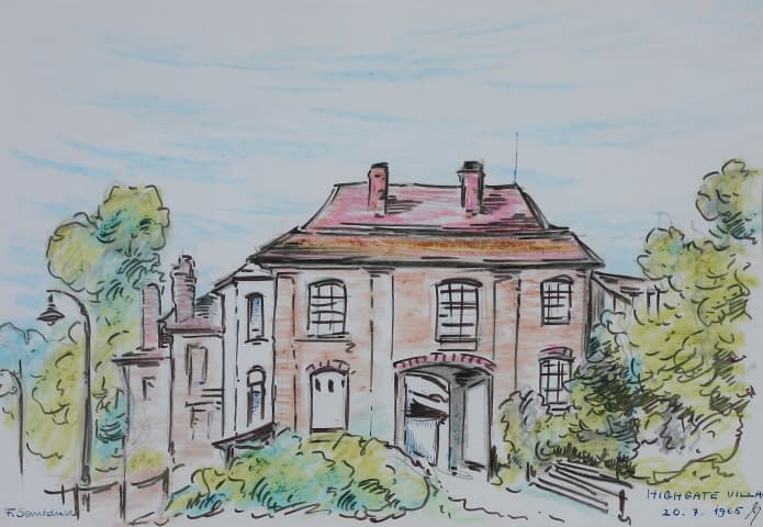 Image 1 of the artwork "Highgate Village" by František Sembdner on art24