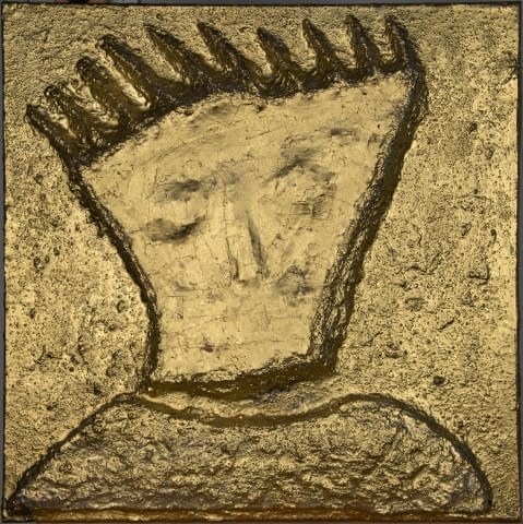 Image 2 of the artwork "Head - golden Spirit" by Eugen Meier Mathévie on art24