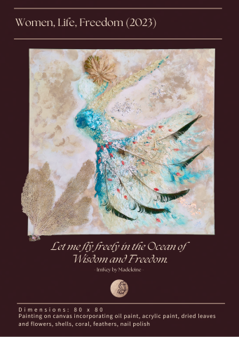 Image 2 de l'œuvre "Women, Life, Freedom!" par Madeleine Farhoumand sur art24