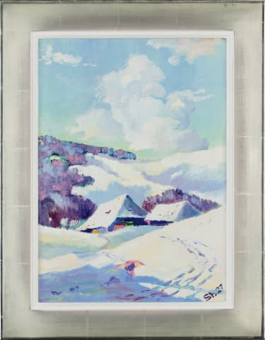 Bild 1 des Kunstwerks "Winterlandschaft" von Artist Wanted auf art24