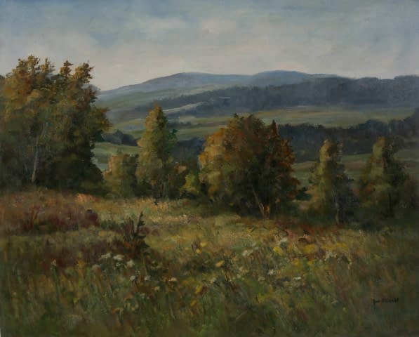 Bild 1 des Kunstwerks "Landschaft bei Vysoký Újezd" von Jan Sklenar auf art24