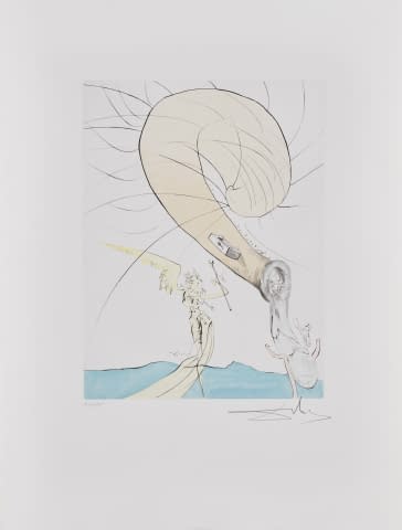 Image 2 de l'œuvre "Freud a Tête d'Escargot" par Salvador Dalí sur art24