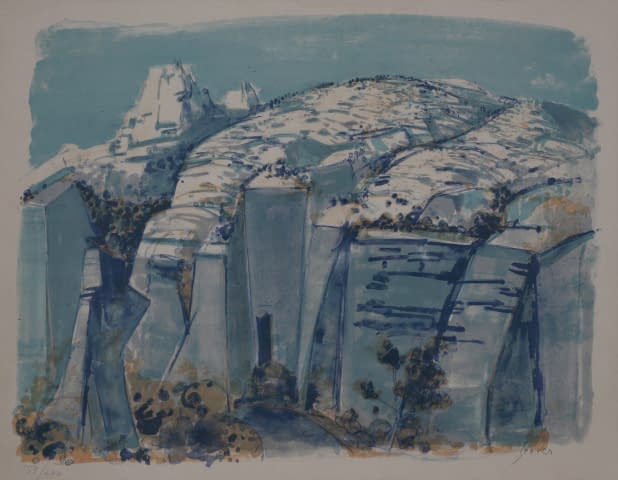 Image 1 of the artwork "Berglandschaft 159/200" by Rudolf Zender on art24