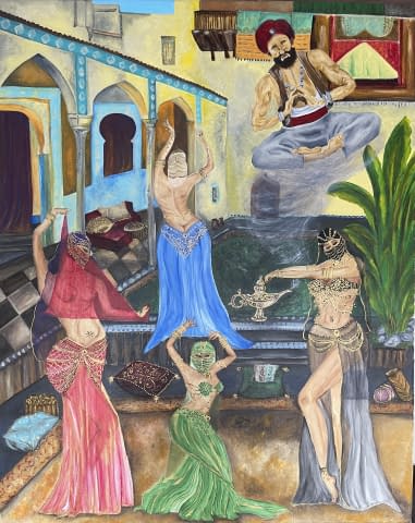 Image 1 of the artwork "Genie Lamp" by Violeta Muschong on art24