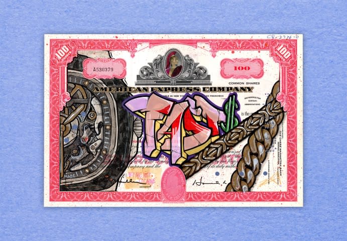 Image 1 of the artwork "American Express" by ZE1 on art24