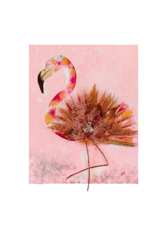 Image 1 de l'œuvre "The Flamingo and its creative Power" par Madeleine Farhoumand sur art24