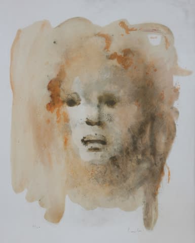 Image 1 of the artwork "Frauenkopf mit rötlichen Haaren 85/150" by Leonor Fini on art24