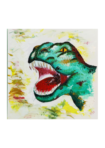 Image 1 de l'œuvre "The T-Rex Portrait" par Madeleine Farhoumand sur art24