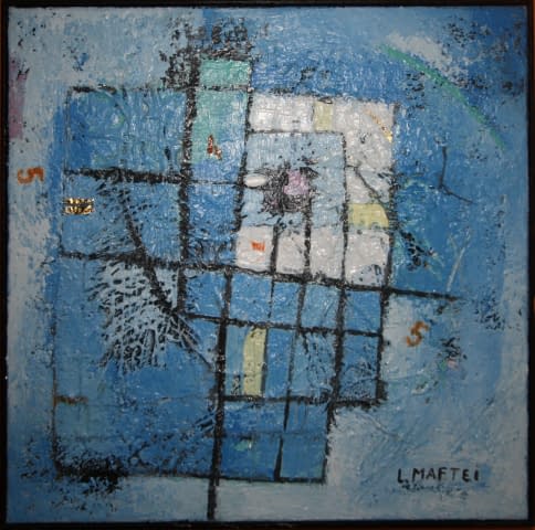 Image 1 of the artwork "Blaues Labyrinth" by Liliana (Emilia) Maftei on art24