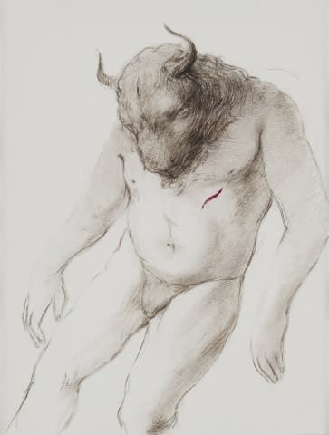 Image 2 of the artwork "Verwundeter männlicher Fabelakt" by Jesús Nodarse Valdés on art24