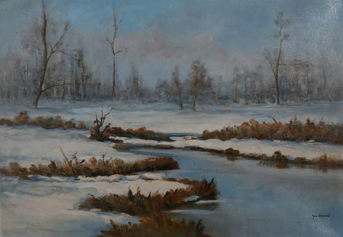 Image 1 de l'œuvre "Bach im Winter" par Jan Sklenar sur art24