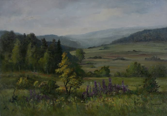 Bild 1 des Kunstwerks "Unter dem Riesengebirge" von Jan Sklenar auf art24