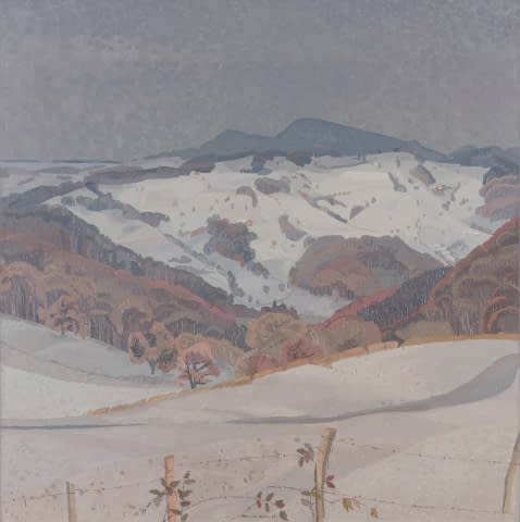 Image 2 de l'œuvre "Winter im Jura (Ofenbühl bei Densbüren)" par Arnold Ammann sur art24