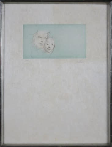 Image 1 de l'œuvre "Zwei Zauberwesen" par Leonor Fini sur art24