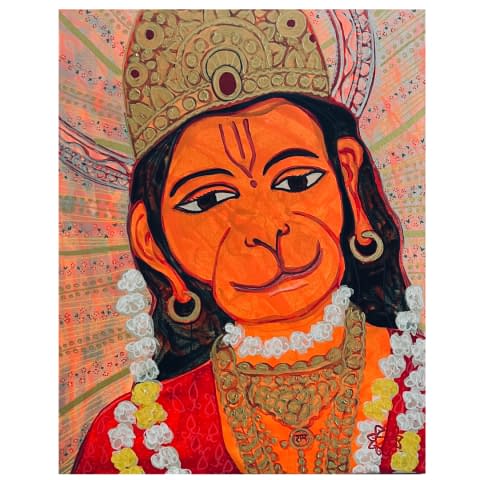 Bild 1 des Kunstwerks "Hanuman Murti" von Mataji auf art24