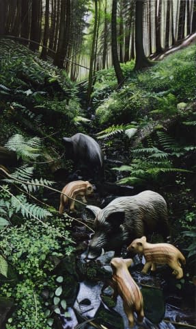 Bild 1 des Kunstwerks "Wildschweine" von VILLALBA auf art24