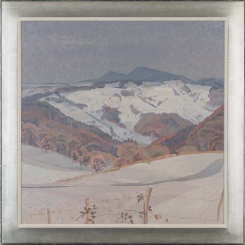 Image 1 of the artwork "Winter im Jura (Ofenbühl bei Densbüren)" by Arnold Ammann on art24