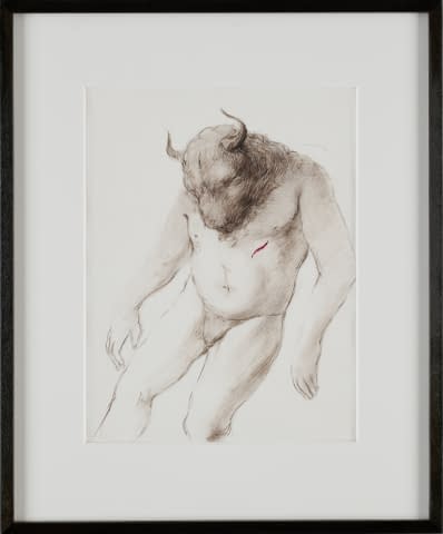 Image 1 of the artwork "Verwundeter männlicher Fabelakt" by Jesús Nodarse Valdés on art24