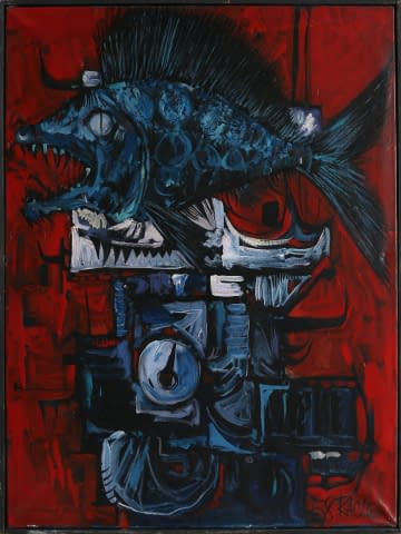 Image 1 of the artwork "Fisch und Maschine" by Paul Raclé on art24