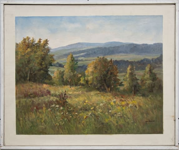 Bild 2 des Kunstwerks "Landschaft bei Vysoký Újezd" von Jan Sklenar auf art24