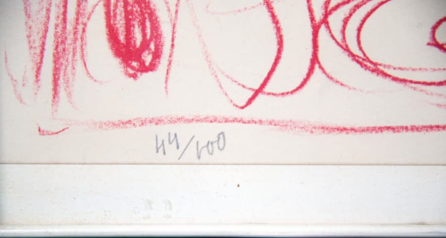 Image 4 of the artwork "Ohne Titel (44/100)" by Pierre Alechinsky on art24