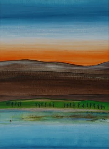 Image 1 of the artwork "Frühlingslandschaft" by Edith Irving-Sommer on art24