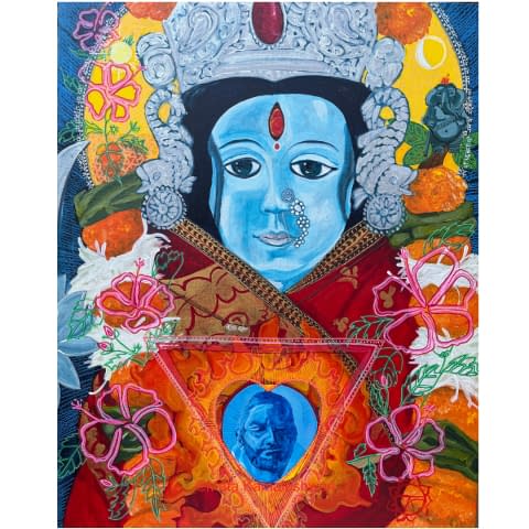 Image 1 de l'œuvre "Bhadrakali of Ganeshpuri" par Mataji sur art24