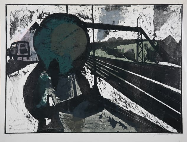 Foto 1 des Kunstwerks "Strassen in Landschaft (5/14)" von Jaroslav Chudomel auf art24