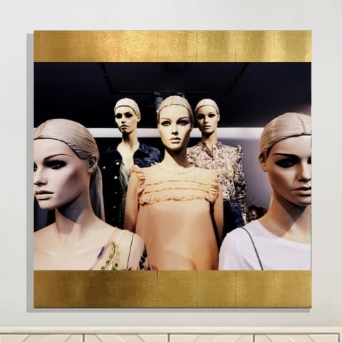 Bild 3 des Kunstwerks "VENICE GIRLS GOLD" von HUGO KOEHLER auf art24