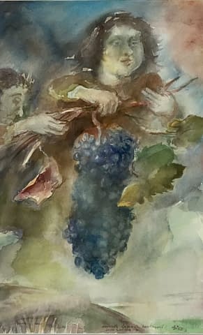 Foto 2 des Kunstwerks "A nagy szőlőfürt/ Die große Weintraube" von János Giczy auf art24