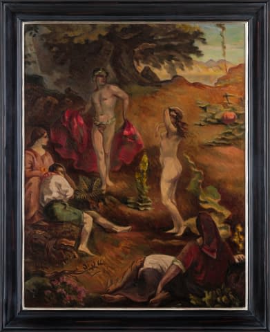 Image 1 of the artwork "Idyllische Szene" by Rudolf (auch Rudolph) Urech on art24