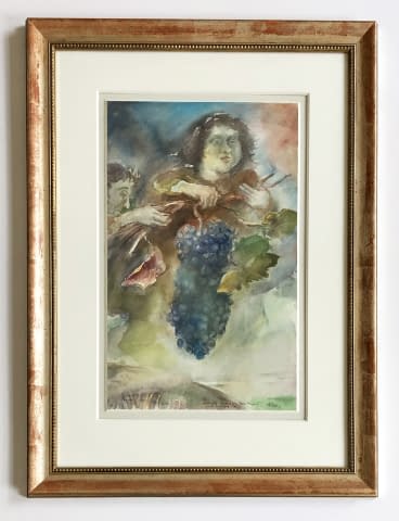 Foto 1 des Kunstwerks "A nagy szőlőfürt/ Die große Weintraube" von János Giczy auf art24