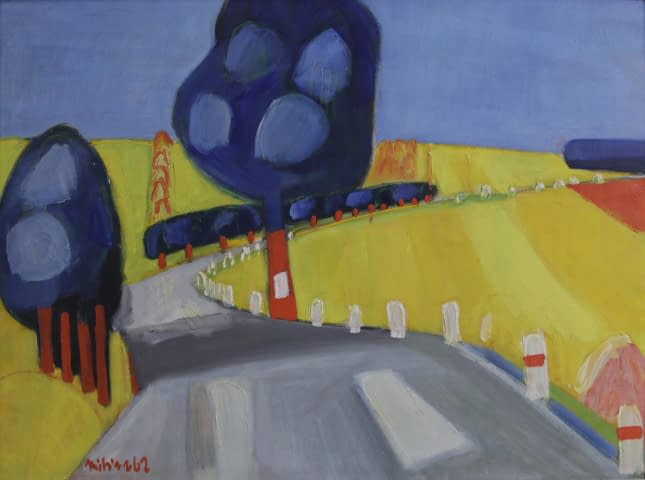 Foto 1 des Kunstwerks "Silnice do Vsi (dt. Strasse zum Dorf)" von Josef Kilián auf art24