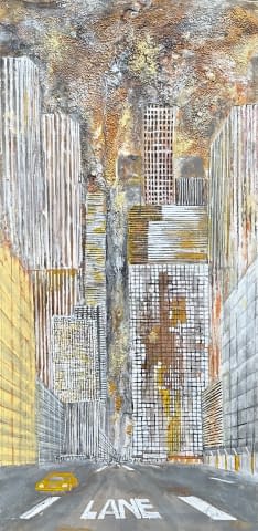 Bild 1 des Kunstwerks "Yellow Street Canyon" von Bruno Bonati auf art24