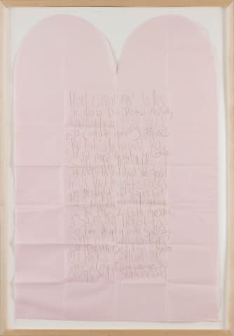 Image 1 of the artwork "Brief an Jolles (Erklärung einer Performance mit Joseph Beuys im Furka-Gebiet)" by James Lee Byars on art24