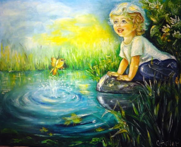 Image 1 of the artwork "Der goldener Fisch" by Galina on art24