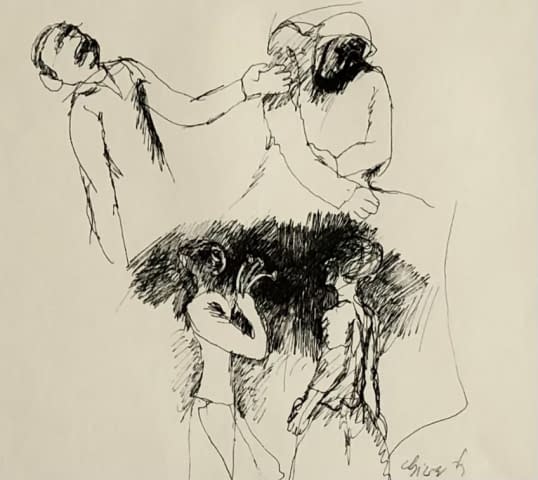 Foto 1 des Kunstwerks "Kroki" von János Giczy auf art24