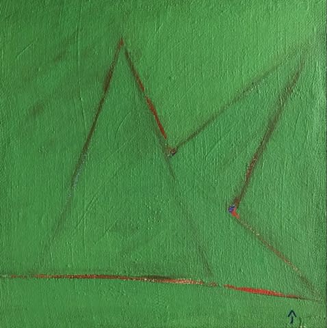 Image 2 de l'œuvre "Zöld Angyal/Grüner Engel" par János Aknay sur art24